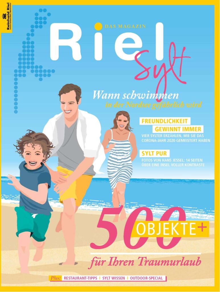 Das Cover der Zeitschrift Riel Sylt.