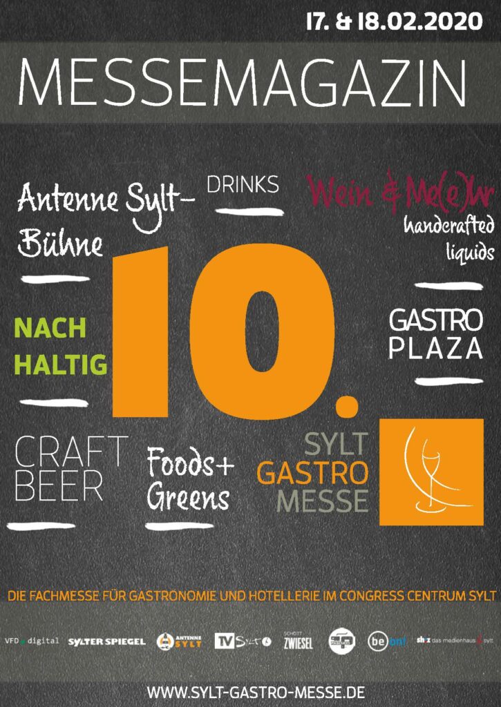 Das Plakat zum Messemagazin.